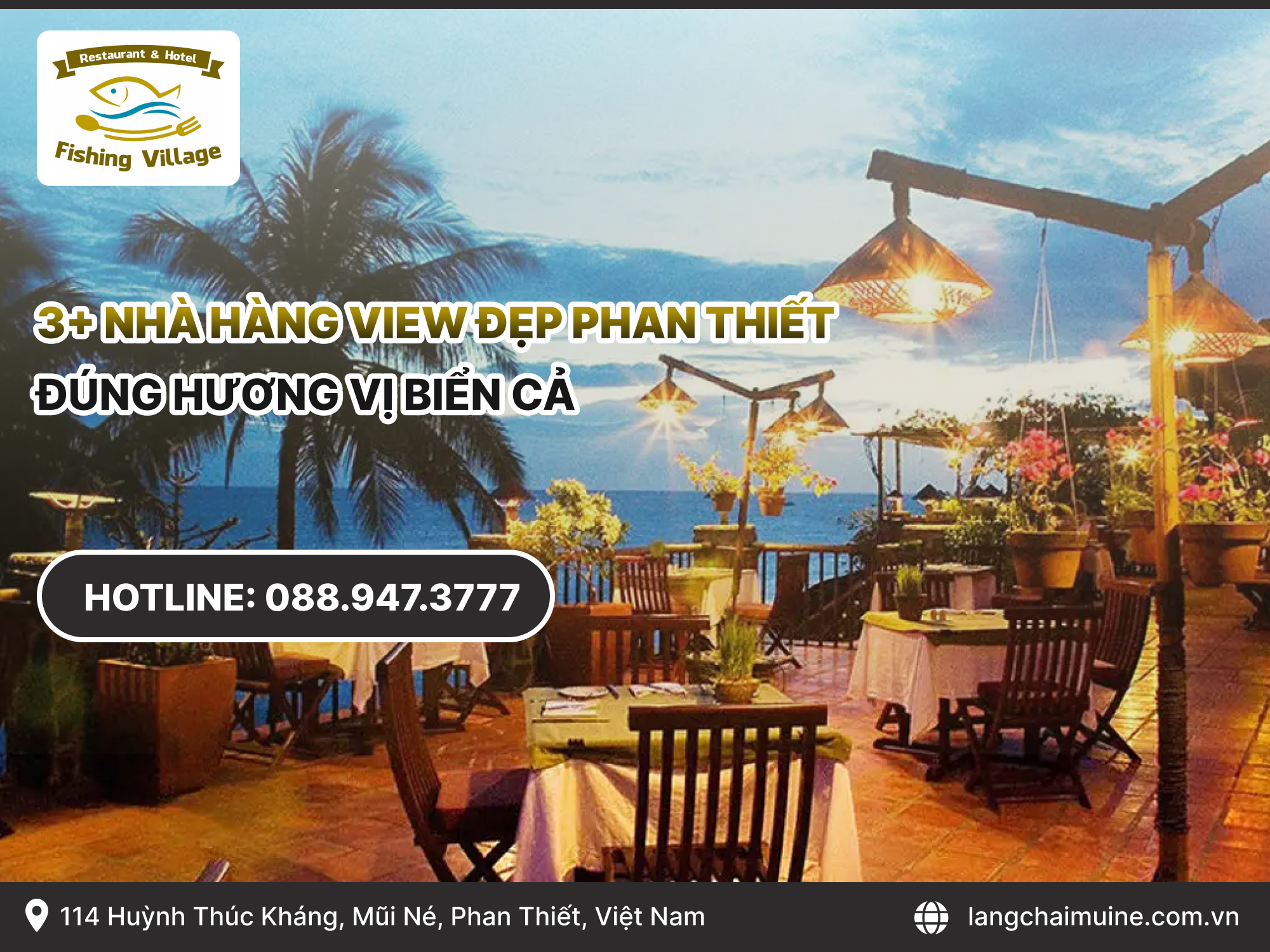 3+ nhà hàng View đẹp Phan Thiết, đúng hương vị biển cả